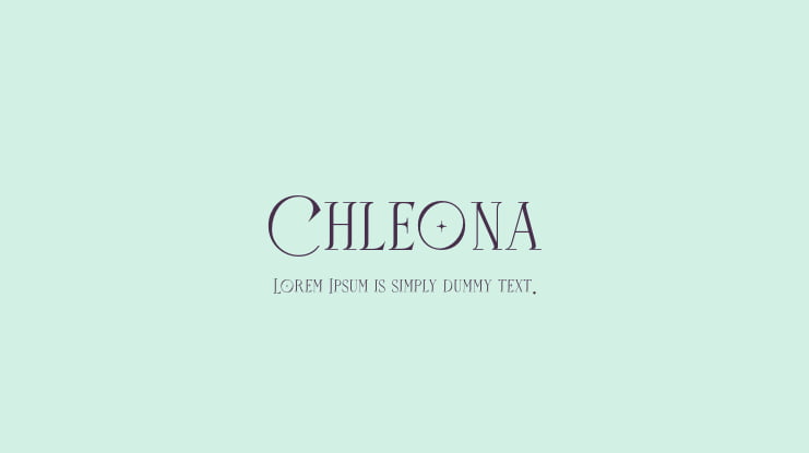 Chleona Font
