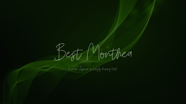 Best Monthea Font