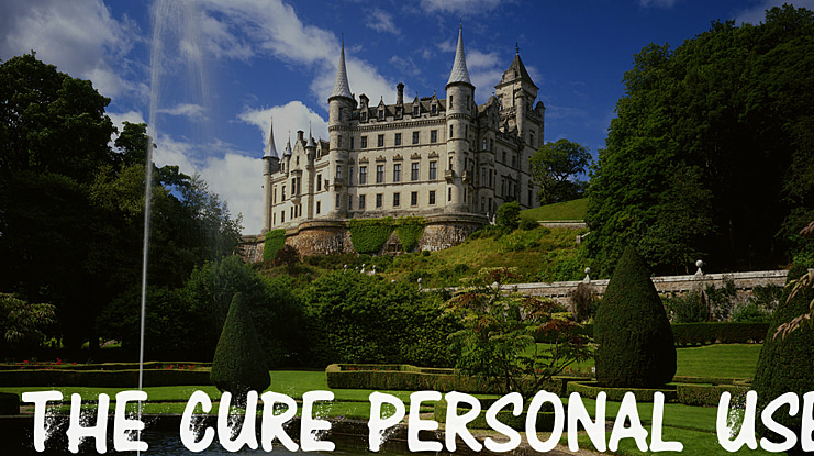 THE CURE Personal Use Font