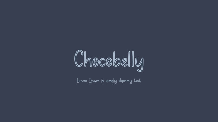 Chocobelly Font