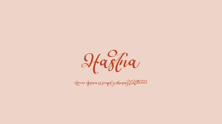 Hastna Font