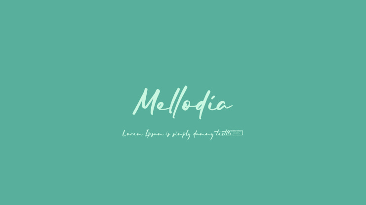 Mellodia Font