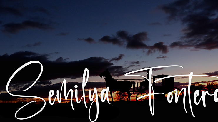 Semilya Fontera Font