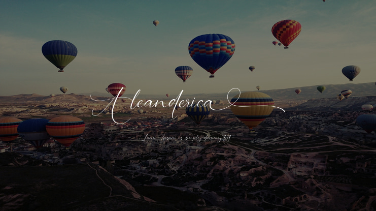 Aleanderica Font