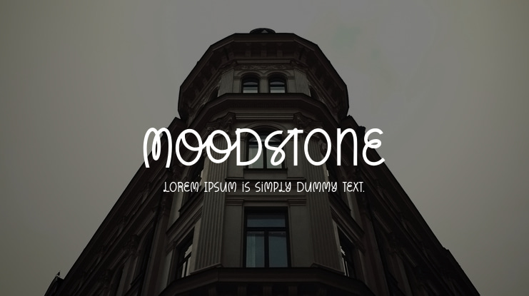 Moodstone Font