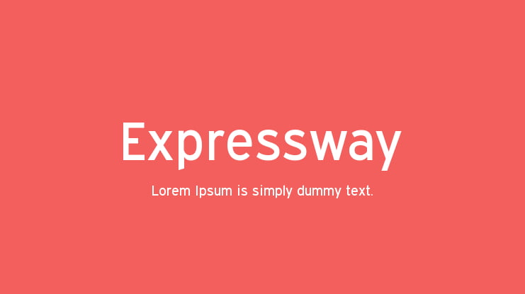 Expressway Font
