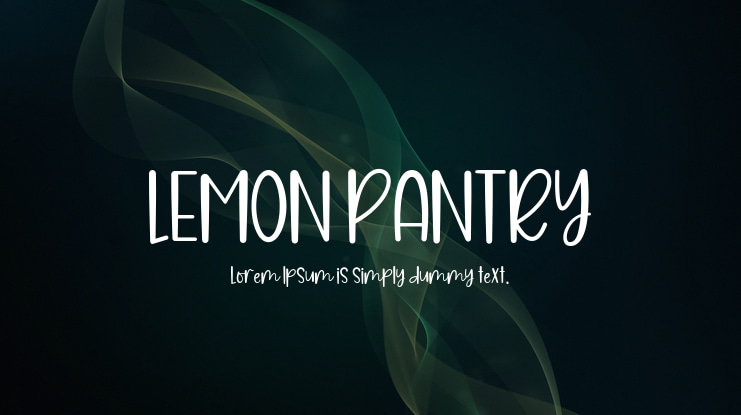 LEMON PANTRY Font