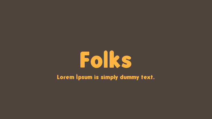 Folks Font Family