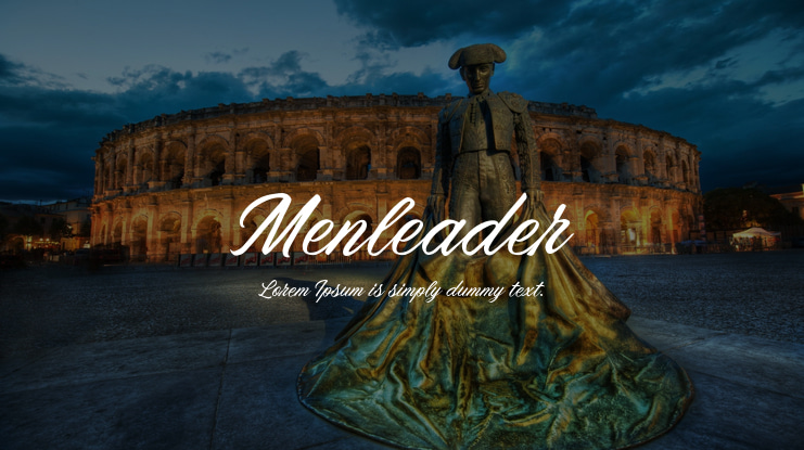 Menleader Font