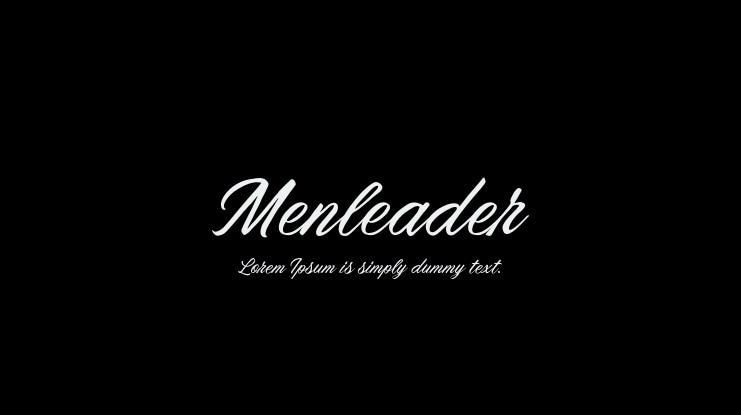 Menleader Font