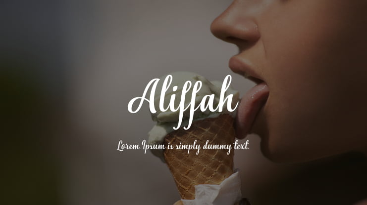 Aliffah Font