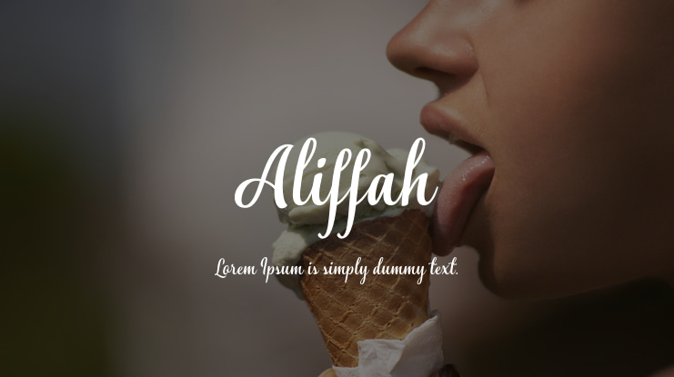 Aliffah Font