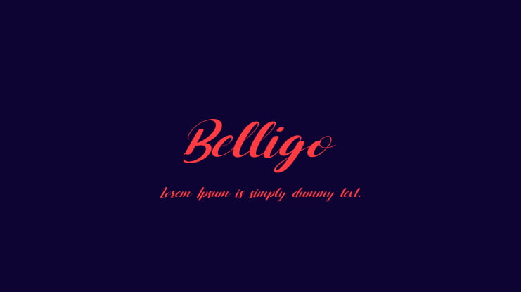 Belligo Font