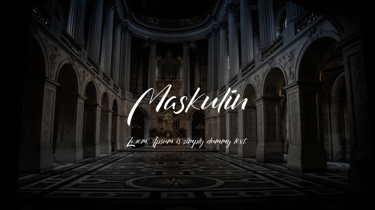 Maskulin Font
