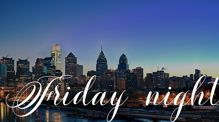 Friday night Font