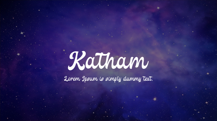 Katham Font