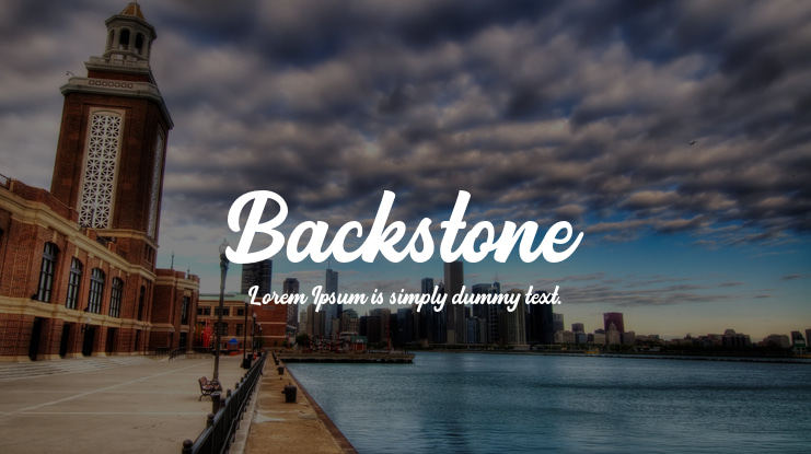 Backstone Font