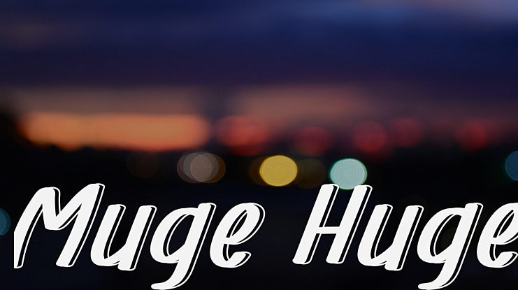 Muge Huge Font