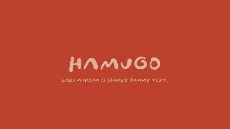 Hamugo Font