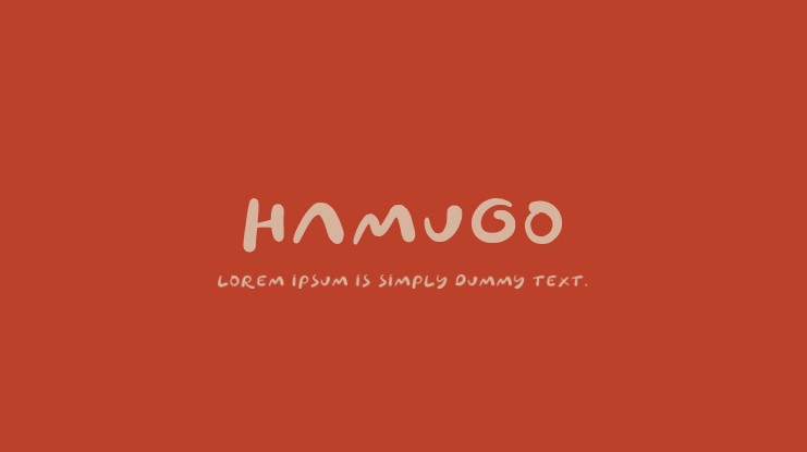 Hamugo Font