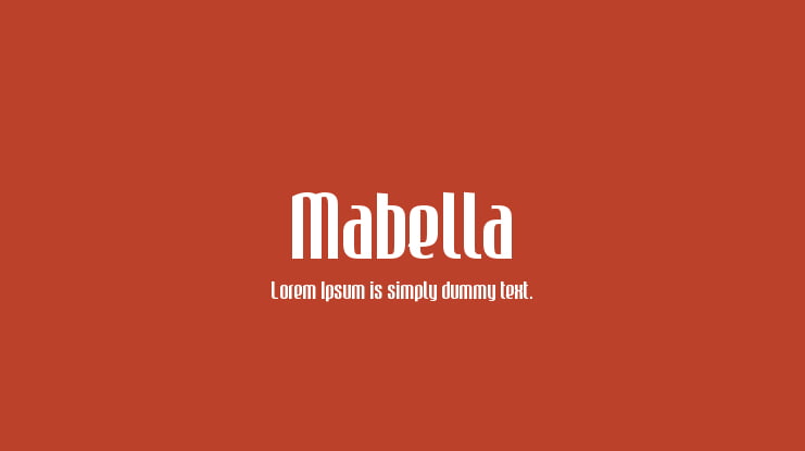 Mabella Font
