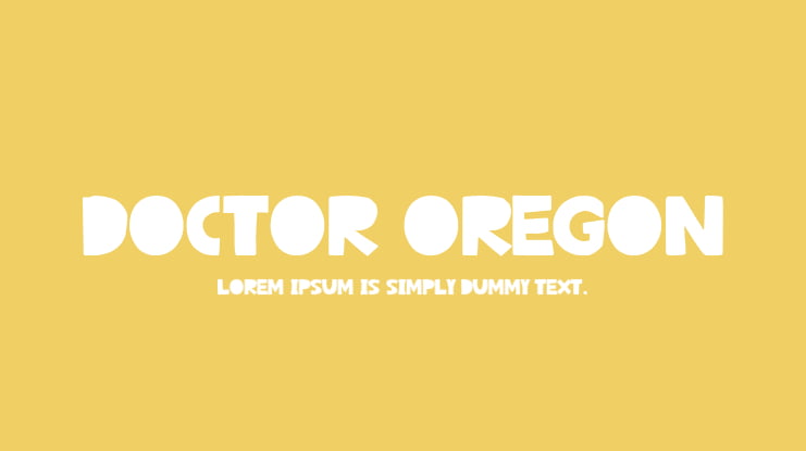 Doctor Oregon Font