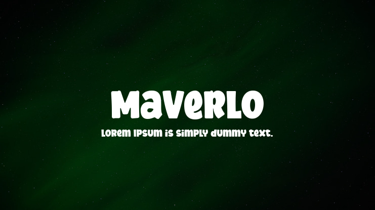 Maverlo Font