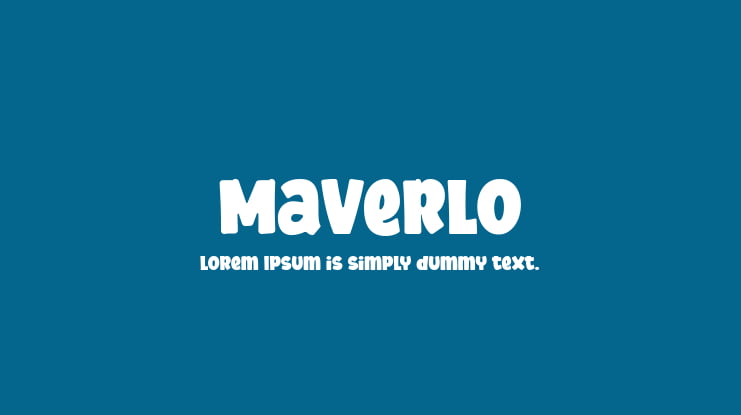 Maverlo Font