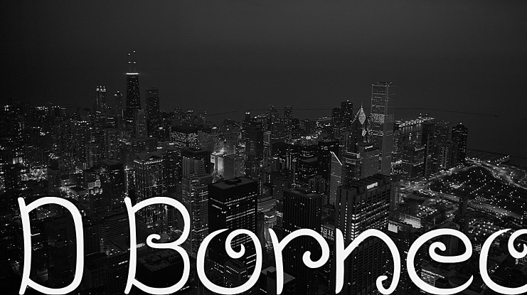 D Borneo Font