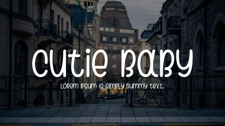 Cutie Baby Font