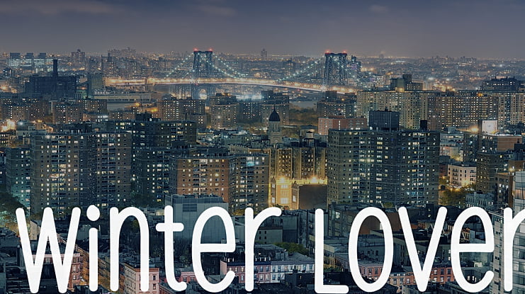 Winter Lover Font