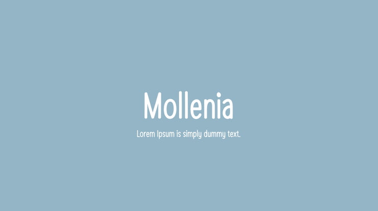 Mollenia Font