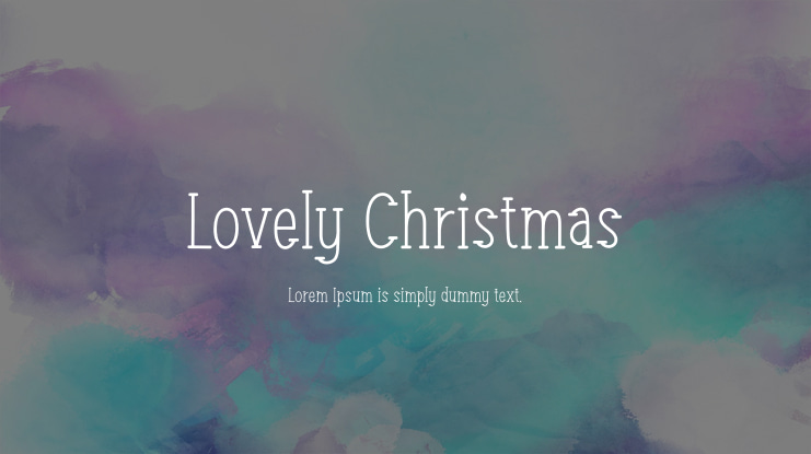 Lovely Christmas Font