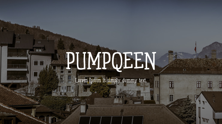 PUMPQEEN Font