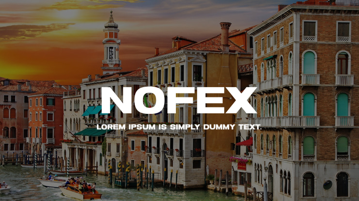 Nofex Font