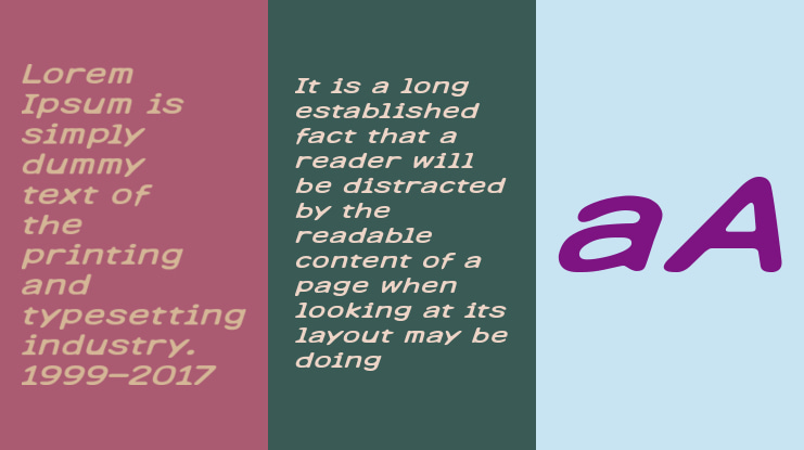 Lingnerallee 12345 Font