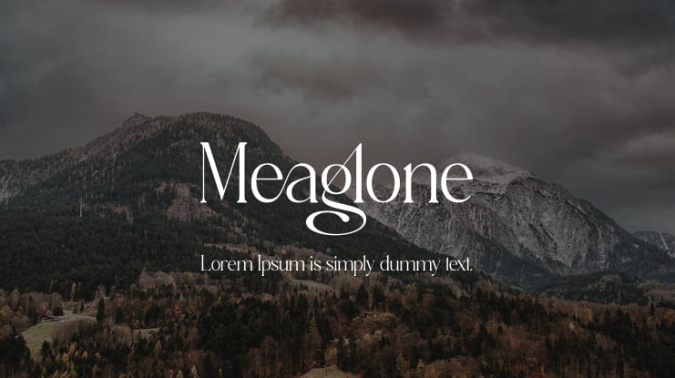 Meaglone Font