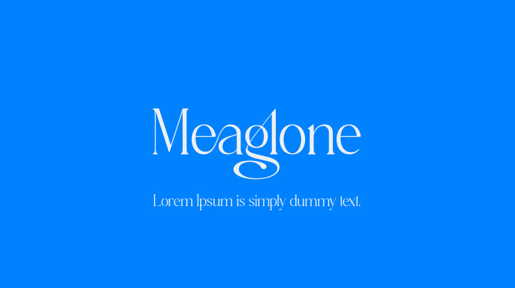 Meaglone Font