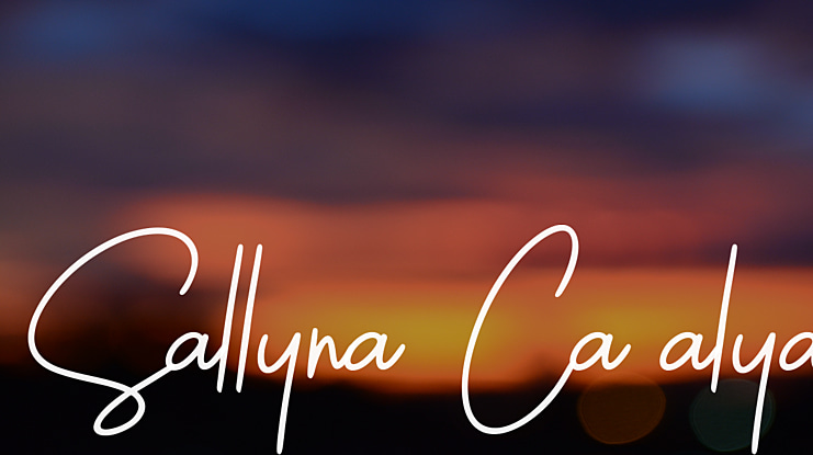 Sallyna Cattalya Font