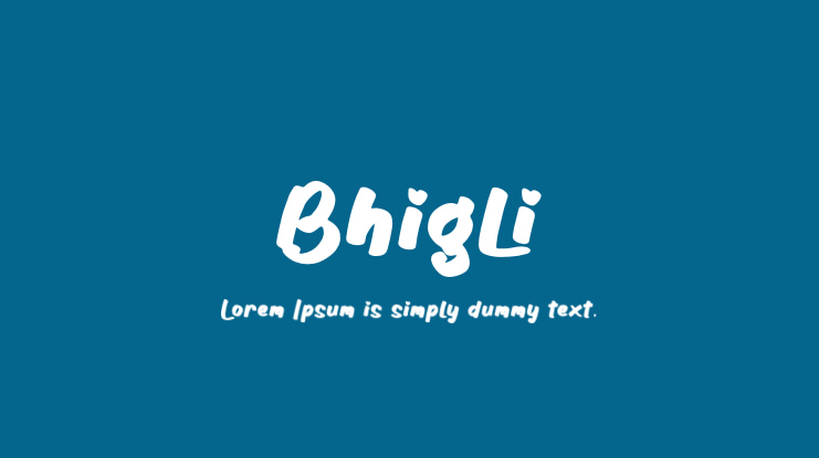 Bhigli Font