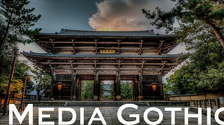 Media Gothic Font