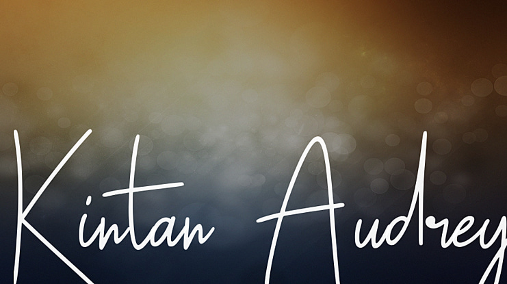 Kintan Audrey Font