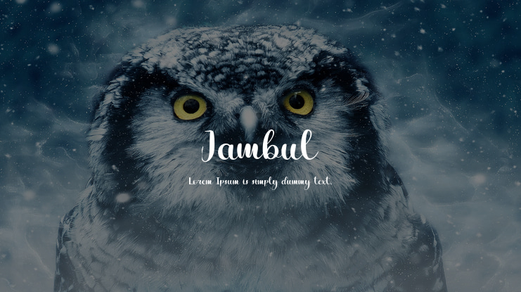 Jambul Font