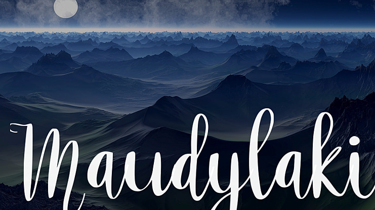 Maudylaki Font