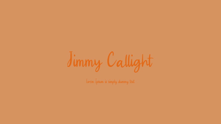 Jimmy Callight Font