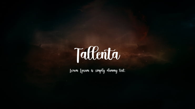 Tallenta Font