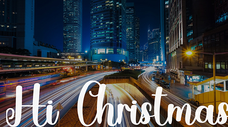 Hi Christmas Font