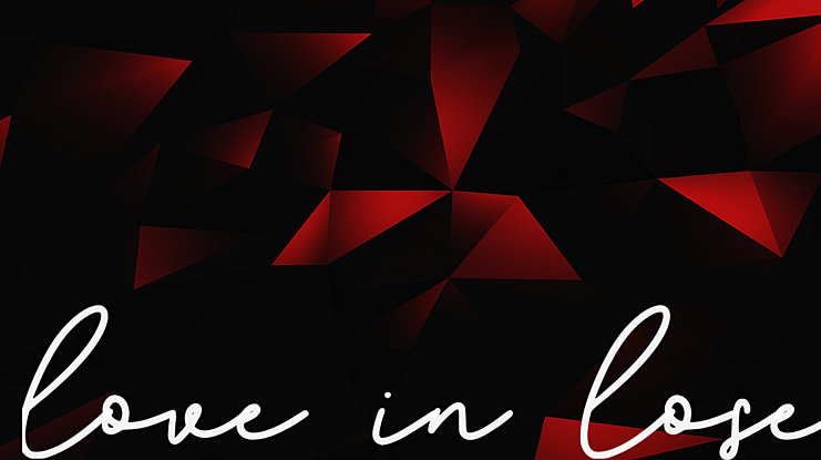 love in lose Font