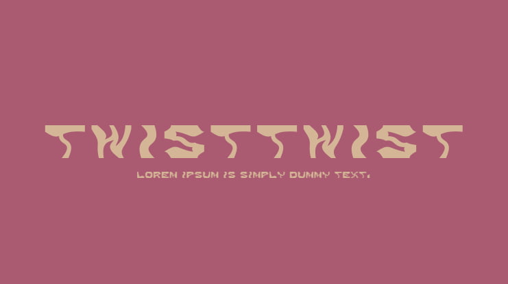 TwistTwist Font