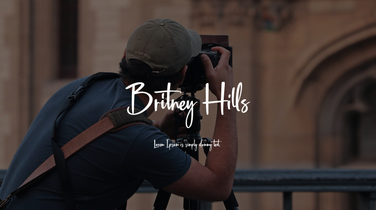 Britney Hills Font
